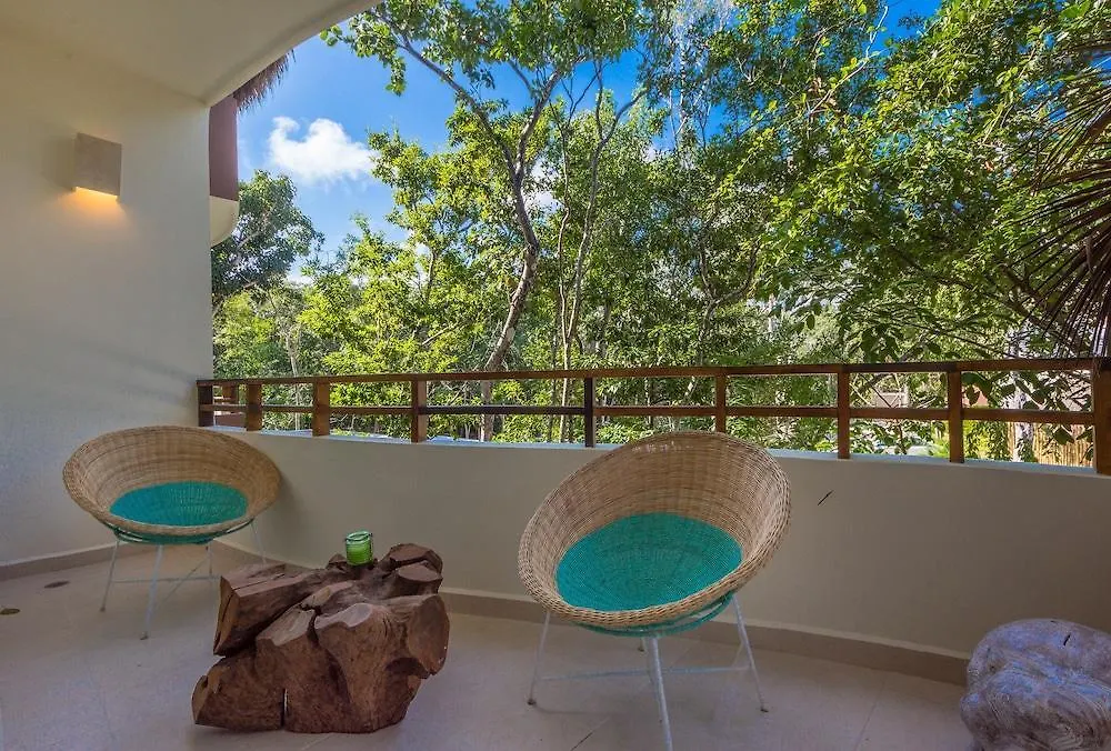 Peggy 2 Bdrm Apt Sleeps 4 Balcony Tulum Hotell
